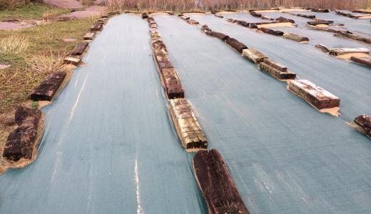 Duracover - Biodegradable ground cover against Japanese Knotweed